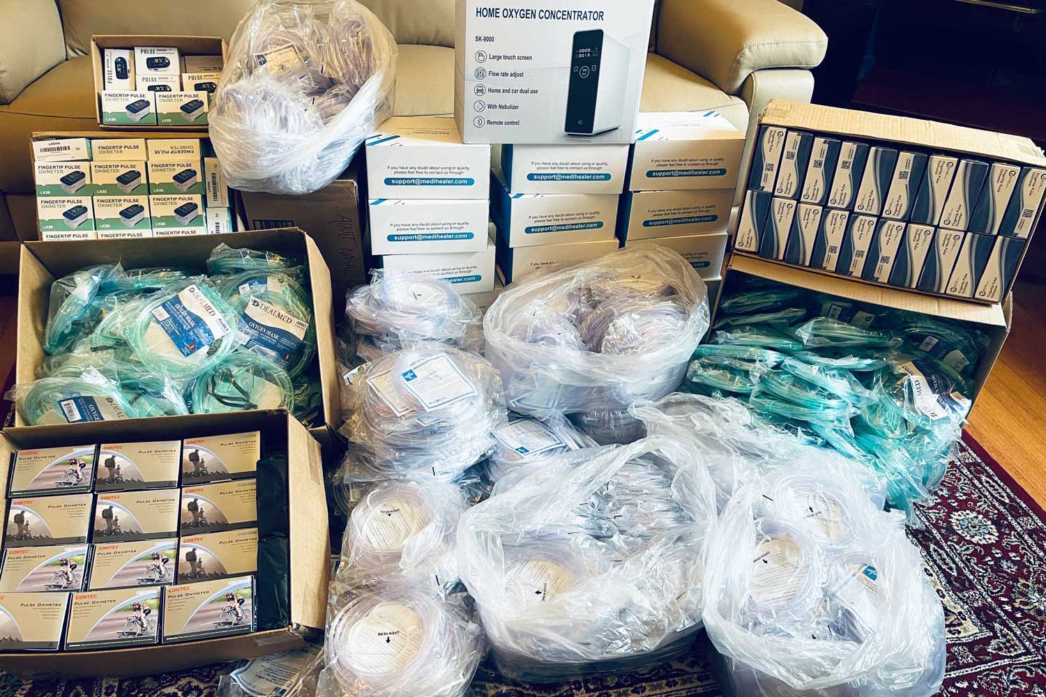 covid medical supplies sent to Sri Lanka