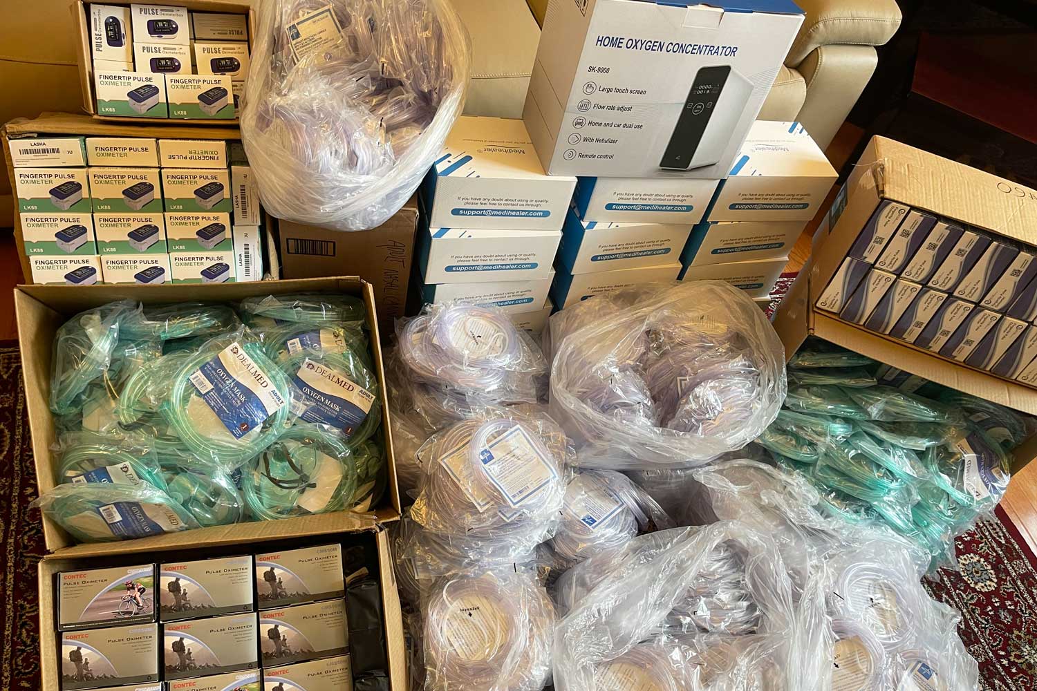 covid medical supplies sent to Sri Lanka